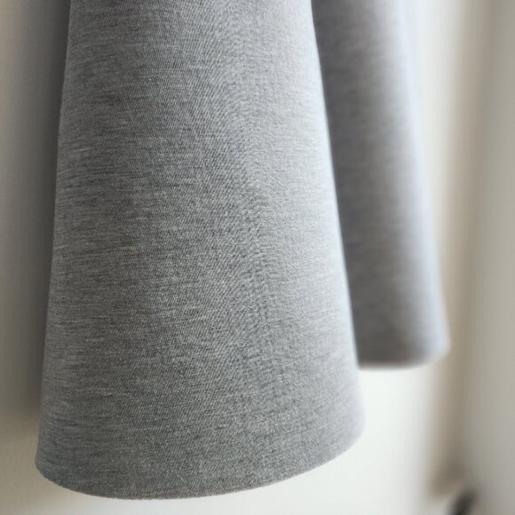 🇫🇷 Naf Naf Black Mirror-Style Flared Mini Gray Dress - Picture 9 of 14